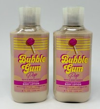 2 NEW BATH BODY WORKS BUBBLE GUM POP DAILY NOURISHING LOTION CREAM HAND 8 OZ