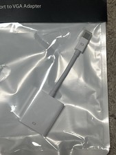 New Apple Mini Display Port To VGA Adapter Sealed MB572Z/A