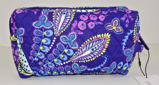 Vera Bradley Medium Cosmetic Makeup Bag BATIK LEAVES EXACT ITEM 