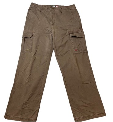 Tony Hawk Cargo Pants Mens 34x32 Brown Skater Utility Y2K Hip Hop