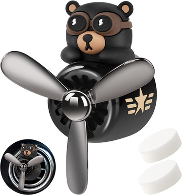 URAQT Auto Diffuser,Cartoon Bär Pilot Auto Lufterfrischer Automotive Air Outlet