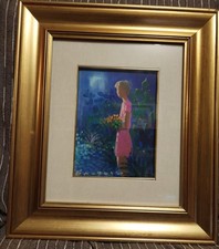 ELIANO FANTUZZI OLIO SU TELA 18 X 24 CON BELLISSIMA CORNICE