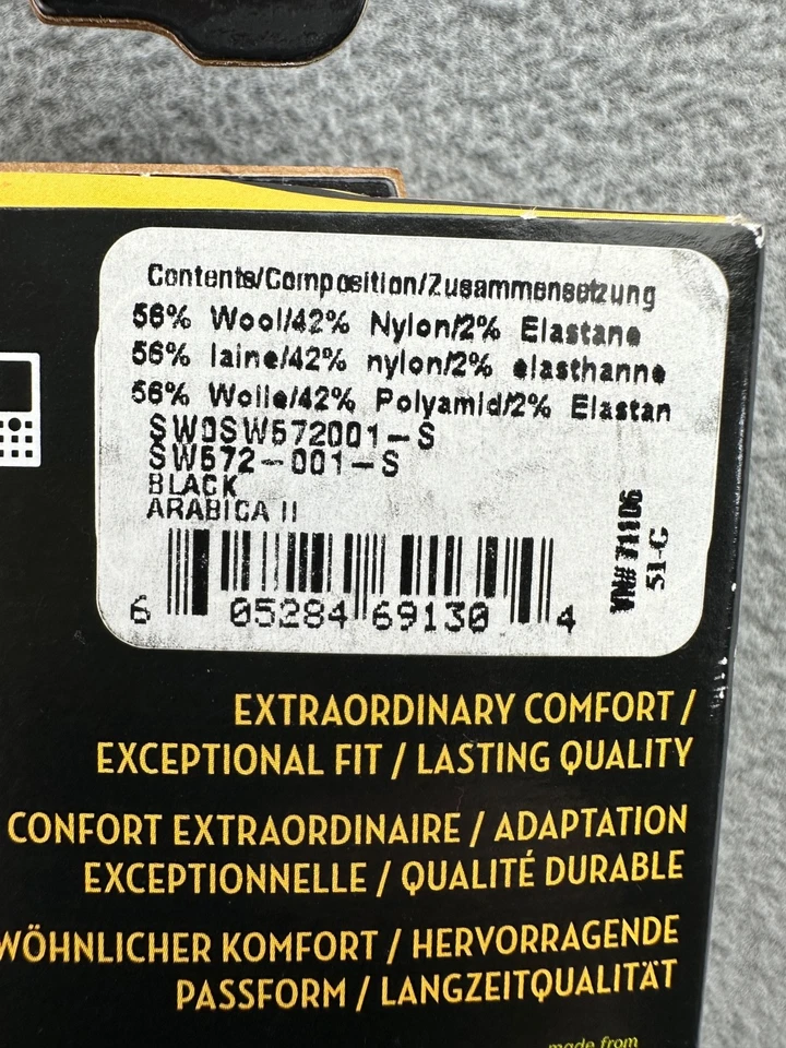 Calcetines Smartwool Mujer Pequeños Arábica II Rayas Crew Estilo de Vida Ultraligero Merino Foto 4 de 4