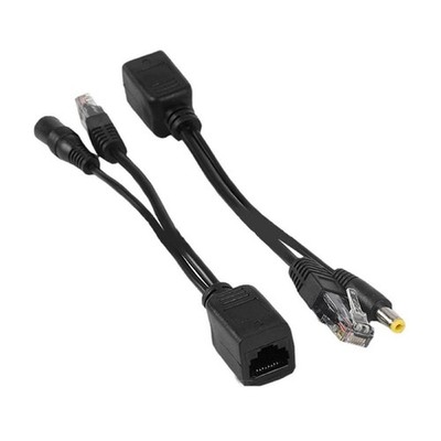 NEW POE Cable Passive Power Over Ethernet Adapter RJ45 Injector 12v For IP Camea