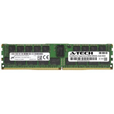 32GB PC4-19200R REG Supermicro MEM-DR432L-CL02-ER24 Equivalent Server Memory RAM