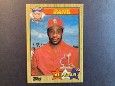 1987 Topps OZZIE SMITH St.Louis Cardinals All Star Baseball Card #598 MINT - HOF