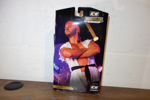 Figura de acción exclusiva limitada AEW Street Fighter Matt Jackson como Ryu Jazwares - Imagen 6 de 7