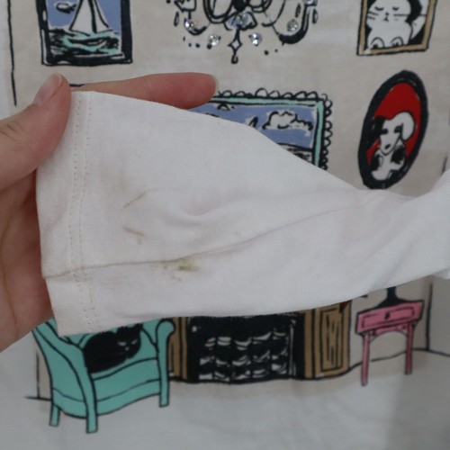 Crewcuts On Holiday Graphic T-Shirt Girls S(6-7) White Casual Playful School NWD - Picture 7 of 18
