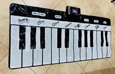 24 Key Gigantic Piano Keyboard Dance Playmat w/ 9 Instrument Settings&MP3 Cable