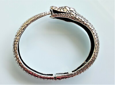 Ouroboros Bracelet Serpent Homme STERLING SILVER 925 Ouroboros