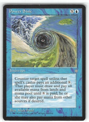 Power Sink *Common* Magic MtG x1 Ice Age SP