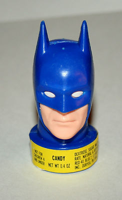 DC Comic WB The Batman Movie Topps Gum Candy Container Head Figure 1989 ...