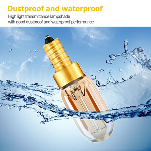 E12 E14 Screw Bulb Candle Light Refrigerator Fridge Lamp Warm White 12-24V/ 220V - Picture 2 of 10