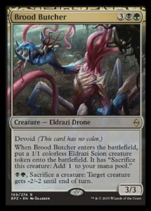 Brood Butcher - Foil x1 - Battle for Zendikar - NM-Mint, English - Battle for Ze