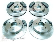 FOR NISSAN MURANO FRONT & REAR BRAKE DISCS & PADS CHECK DISC SIZE & PADS TYPE