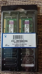 Kingston memory 8gb (2x 4gb) so dimm 204 broches ddr3 1066mhz / pc3-8500 - memory sans tampon - non ecc (740617151398)