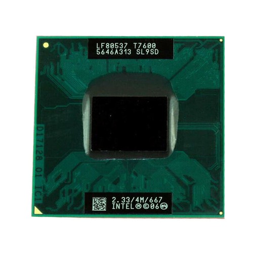 Intel Core 2 Duo T7600 2.33GHz CPU 4MB 667 MHz Socket M, PGA478 Processor - Picture 2 of 4