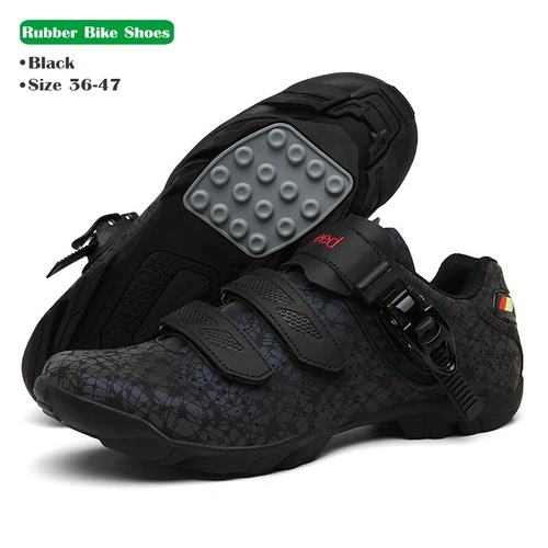 MTB Schuhe Außen Rennen Rennrad Mit SPD Stollenschuhe Herren Mountainbike Schuhe - Bild 24 von 38