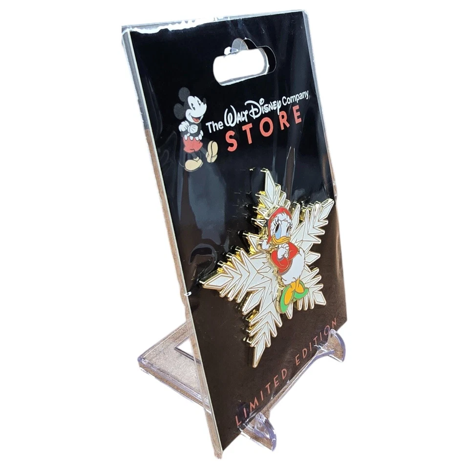 Broche floco de neve Disney Store edição limitada pato margarida - NOVO - Imagem 2 de 4