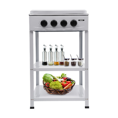 #ad #ad Commercial Restaurant Kitchen Stand 4 Burners Cooking Gas Stove Set With Cover $90.43