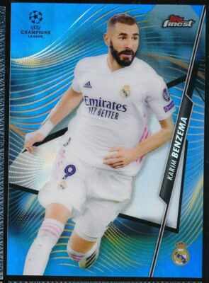 2020-2021 KARIM BENZEMA 093/150 TOPPS FINEST UEFA CHAMPIONS LEAGUE Real Madrid