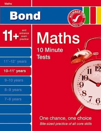Bond 10 Minute Tests 10 - 11+ years Maths by Baines, Andrew 0748796983 The Fast