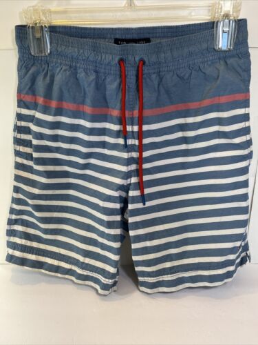 Tommy Hilfiger Mens Sz S Swim Board Shorts Lined Striped Drawstring Elastic - Picture 1 of 10