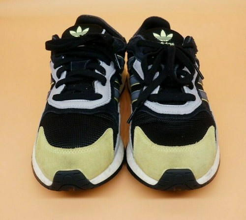 Adidas Men's Tresc Run Sneakers Shoes Size US 10 Black/Grey/Green ~ EF0766 - Picture 3 of 11