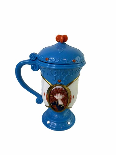 Disney On Ice Brave Princess Merida Plastic Cup with Flip Lid Blue 7''