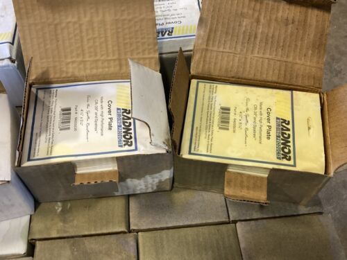 ( Qty 50 ) RADNOR COVER PLATES CR-39 Lenses 4 1/2" x 5 1/4" PART # 64005036 - Picture 2 of 4