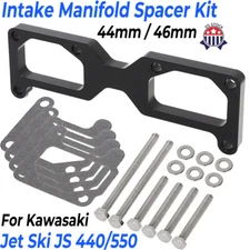 For Kawasaki Jet Ski JS 440 JS 550 Carb Intake Manifold Spacer Kit 44mm / 46mm 