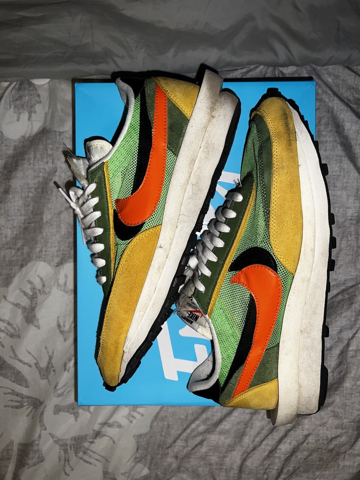 SACAI X NIKE Taglia 11 5 Nike sacai x LDWaffle verde gusto