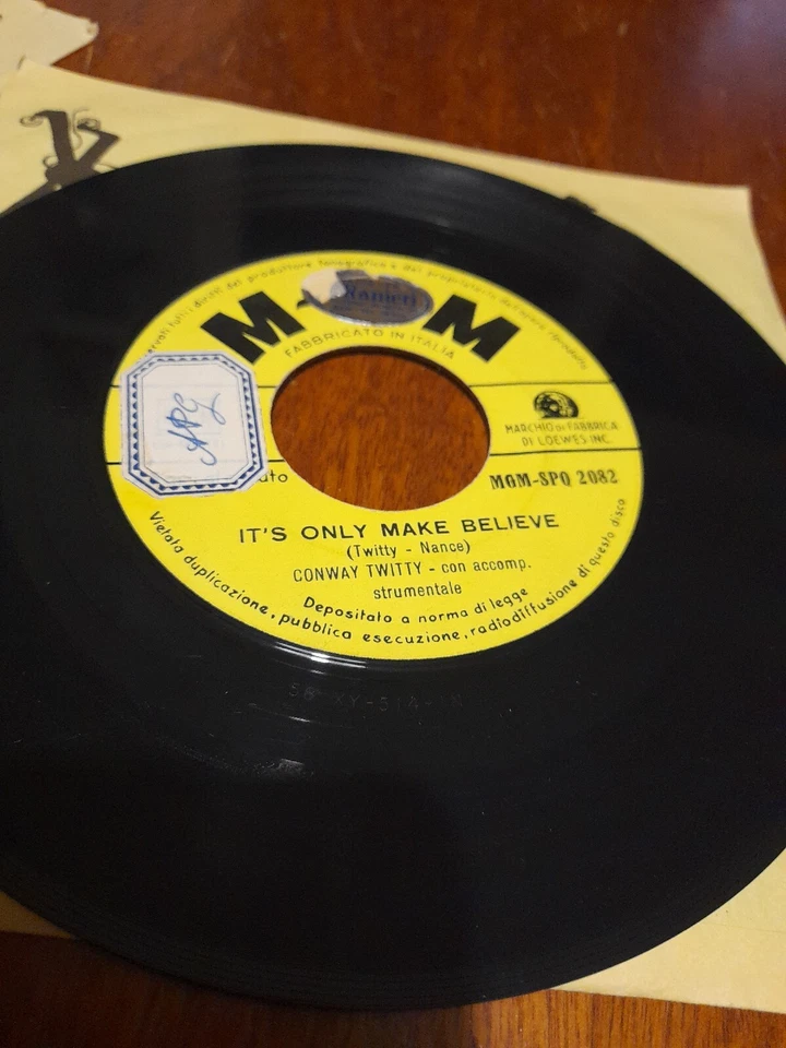 Lotto stock 2 dischi 45 giri CONWAY TWITTY - anni 50 - titoli in foto - - Imagen 4 de 4