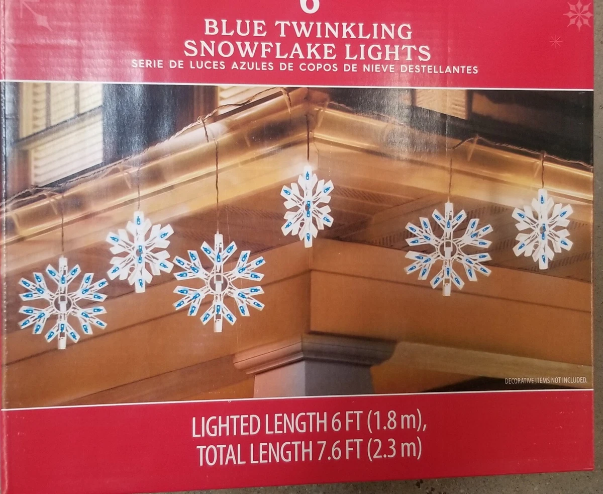 Holiday time snowflake lights deals