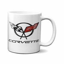 CORVETTE COFFEE MUG 11oz CERAMIC GM CHEVY STINGRAY