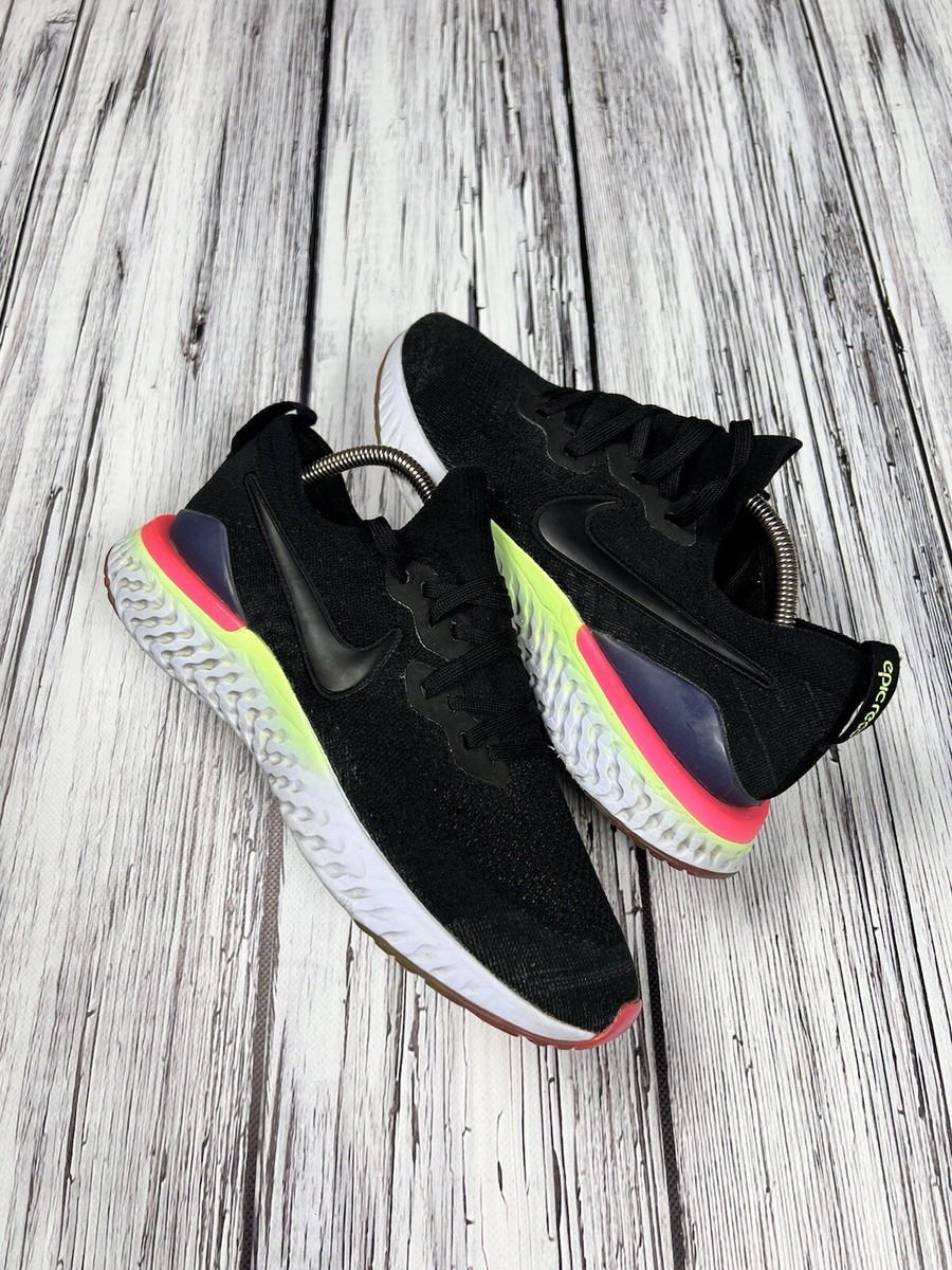 Nike Epic React Flynit Black Pink BQ8928-003 Mens Running Shoes