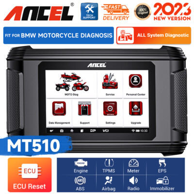 Full System Fit For BMW Motorcycle Diagnostic Scanner ATV MTV Code Reader Kit 