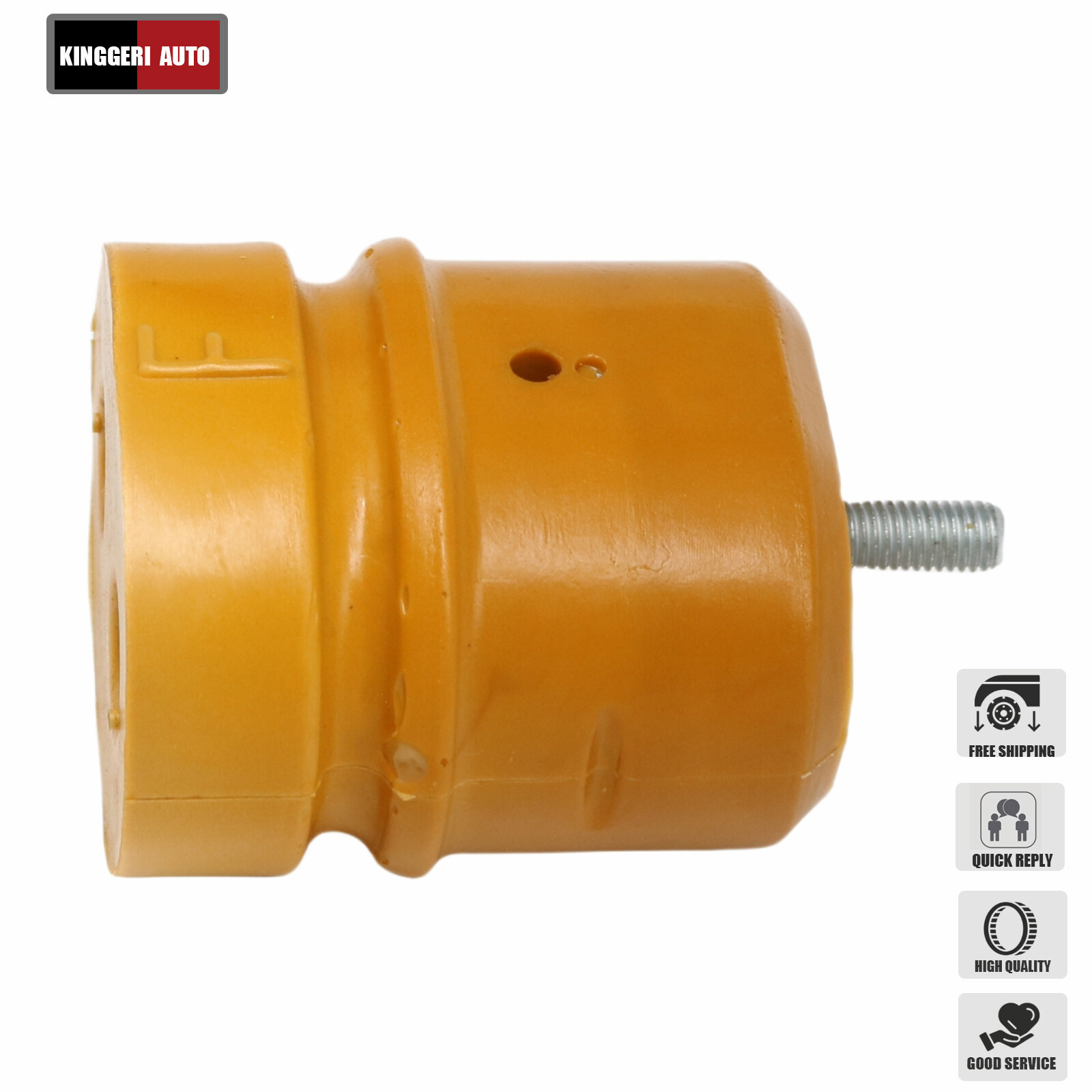 8C3Z-4730-F For 2008-11 Ford Super Duty Rear Leaf Spring Bump Stop Bumper w/Stud