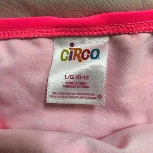 Pre-owned Circo Girl's Pink and Blue Anchor Bikini 2 pcs swimsuit-size L (10-12) - Image 3 of 4