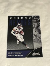 2020 Absolute Unsung Heroes #5 Phillip Lindsay Broncos