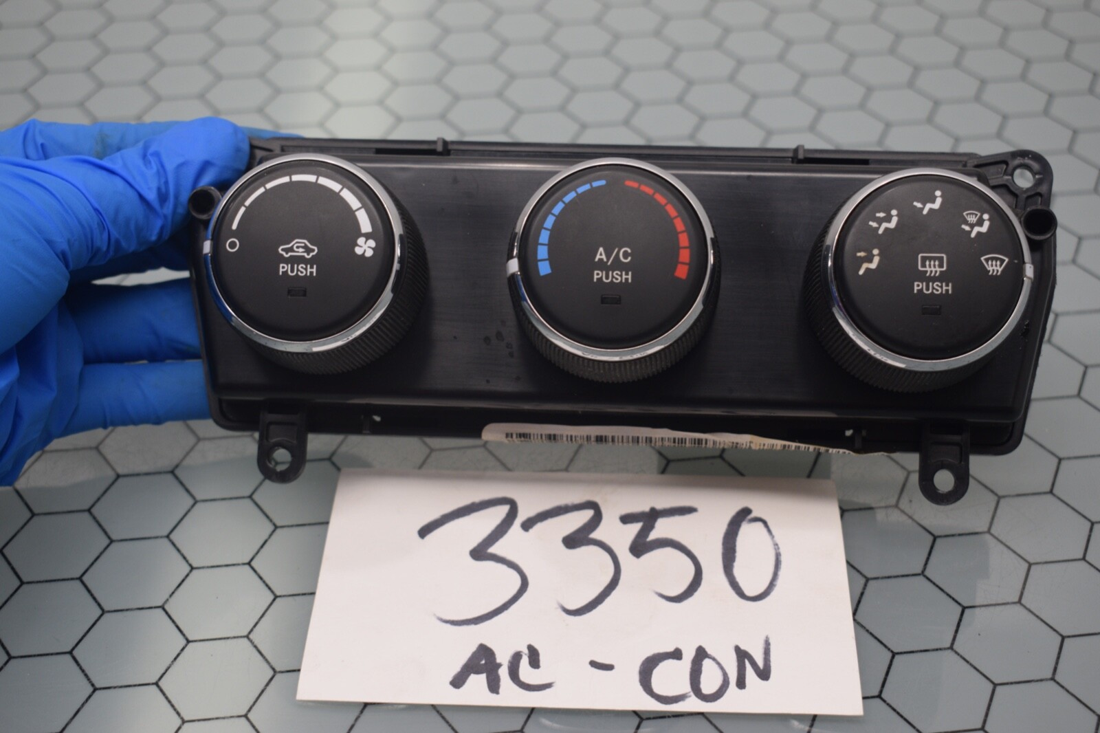 2011 - 2017 Jeep Compass AC and Heater Control Used Stock #3350-AC