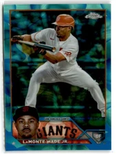 2023 Topps Chrome Update USC110 LaMonte Wade Jr. Blue Green Lava  Refractor /125