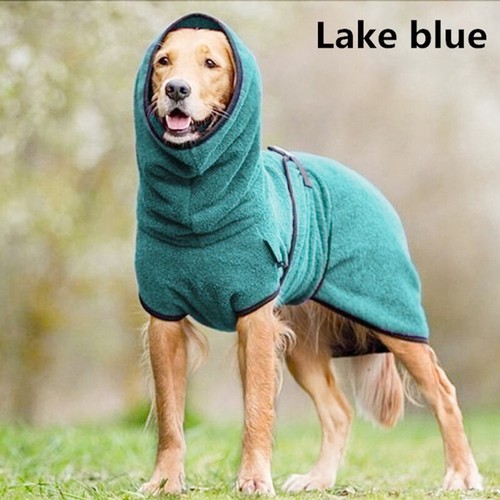 Winter Pet Dogs Warm Sweater Clothes Puppy Lurcher Coat Fleece Hoodies Jacket - Picture 7 of 59
