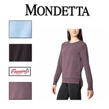 Mondetta Ladies' Lightweight Tencel Crewneck Side Slits High-low G42