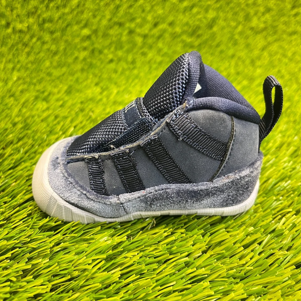 Nike Air Jordan 11 Botín de Cuna Niño Pequeño Talla 3C Azul Marino Zapatos Atléticos Tenis Foto 2 de 4