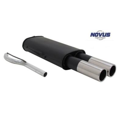 Novus Gruppe N Sport Auspuff Endschalldämpfer für VW Passat 35i B3 2x76 rund Neu