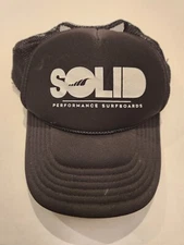 Solid Performance Surfboards Screen Printed Trucker Otto Collection Snapback Hat