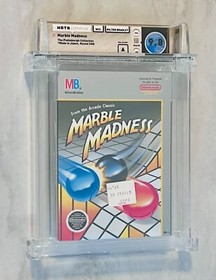Marble Madness Nintendo Black Round Seal First Print 9.8 A WATA VGAx Top of Pop 