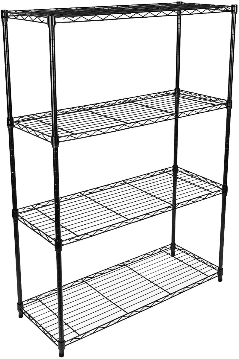  Simple Deluxe Heavy Duty 3-Shelf Shelving with Wheels