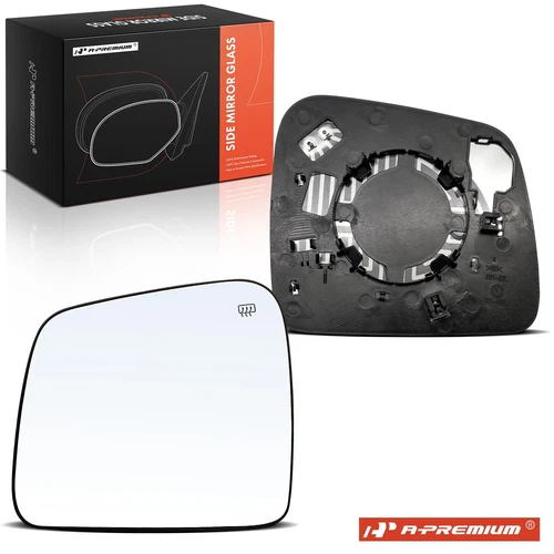 A-Premium Driver Mirror Glass Heated w/Power Glass Adjust for Dodge Durango Jeep